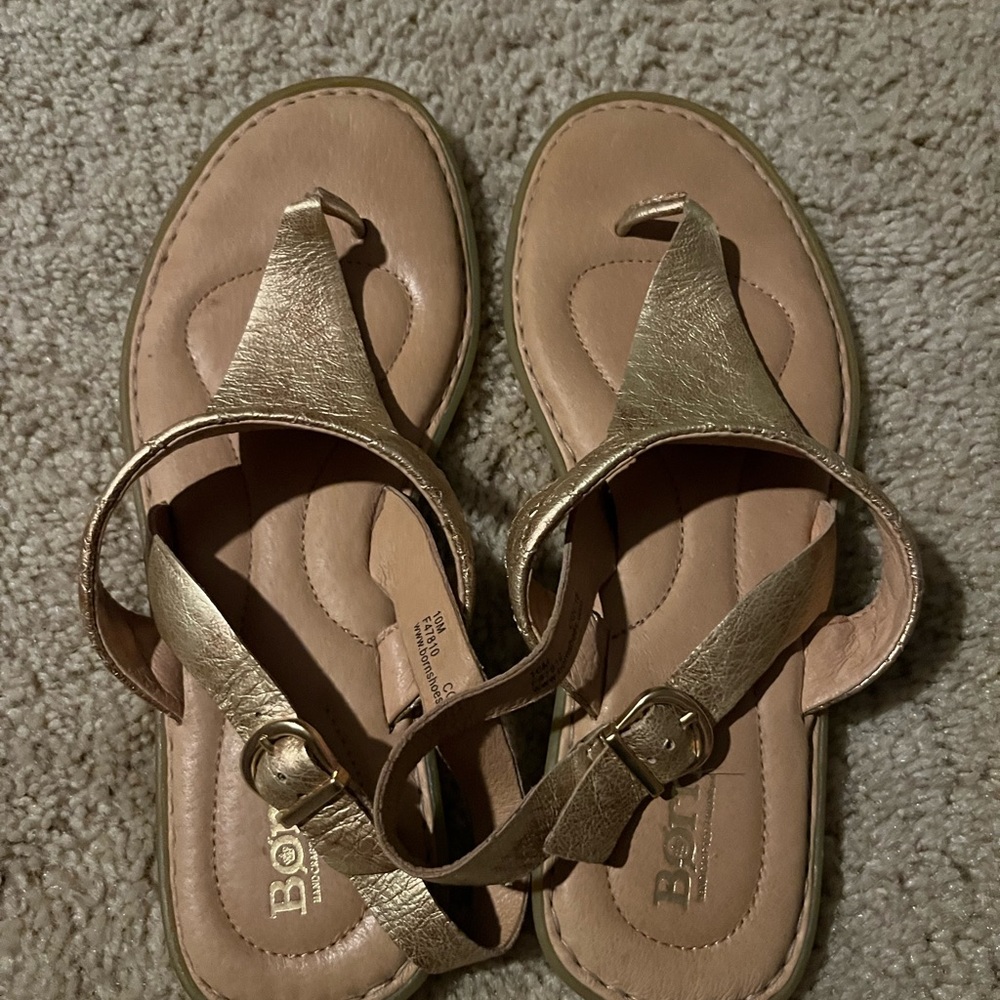 Born leather sandals